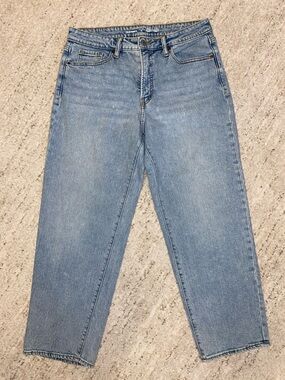 Old Navy High Rise OG Loose Light Wash Denim Jeans 33" Waist